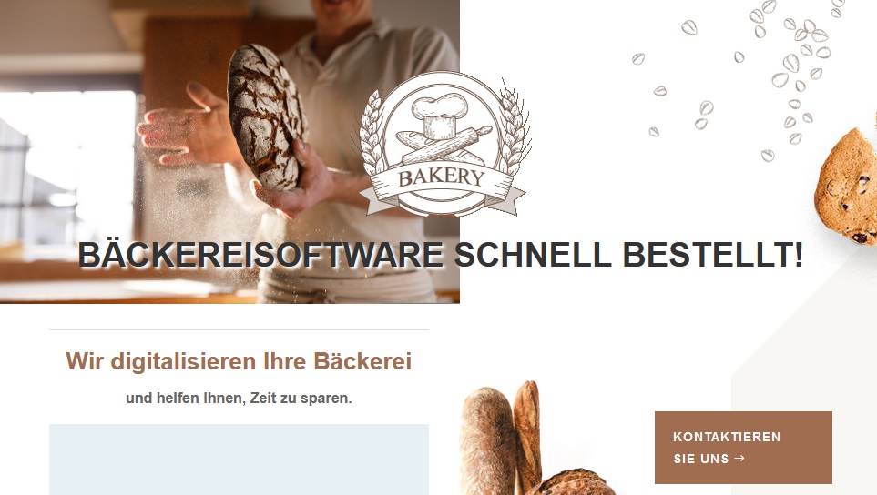webseiten für Bäcker und Konditoreien